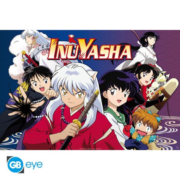 Poster Personajes Principales InuYasha 91,5 x 61 cms