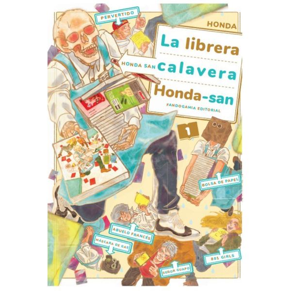 La librera calavera Honda san #01 Manga Oficial Fandogamia Editorial (English)