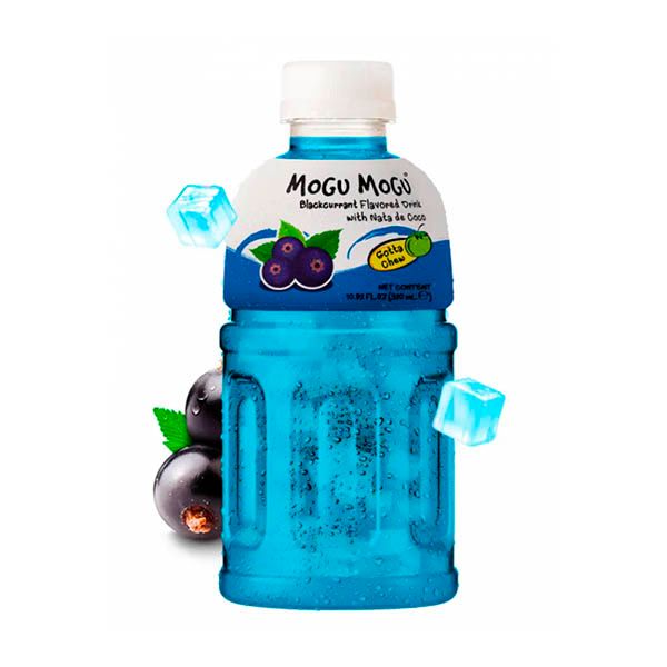 Refresco Mogu Mogu Grosella Negra con Nata de coco 320 ml