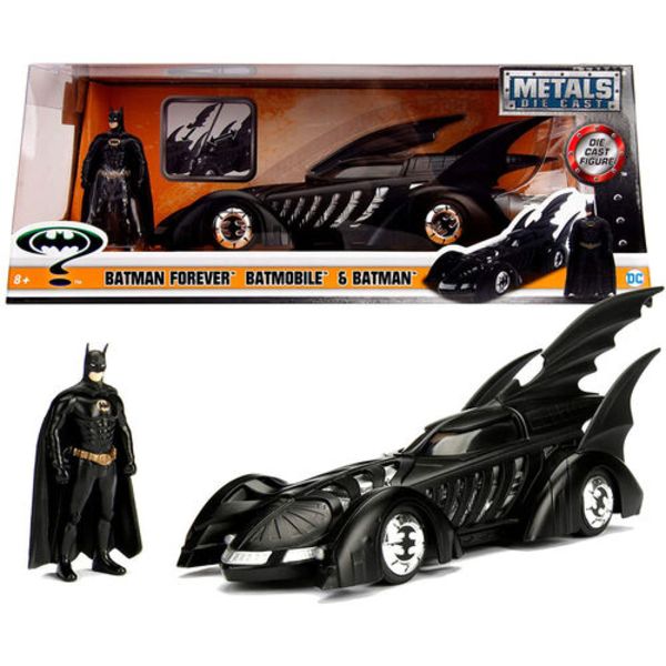 Figura Batman & Batmovil Set DC Comics Metals Die Cast