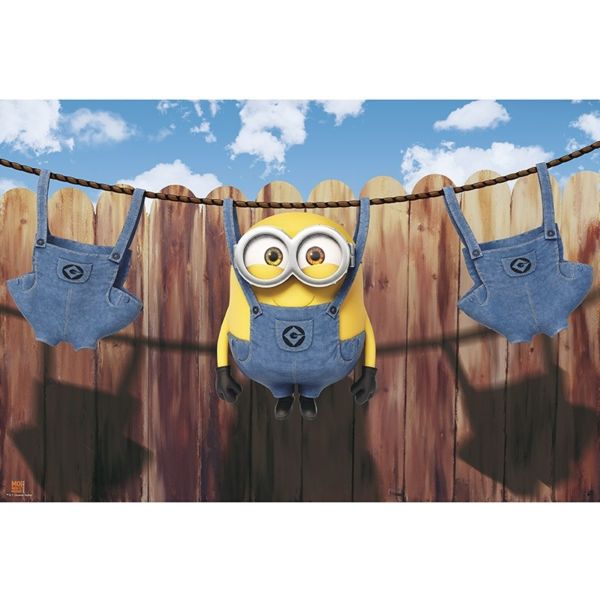 Linen Clothes Poster Minions 91,5 x 61 cms