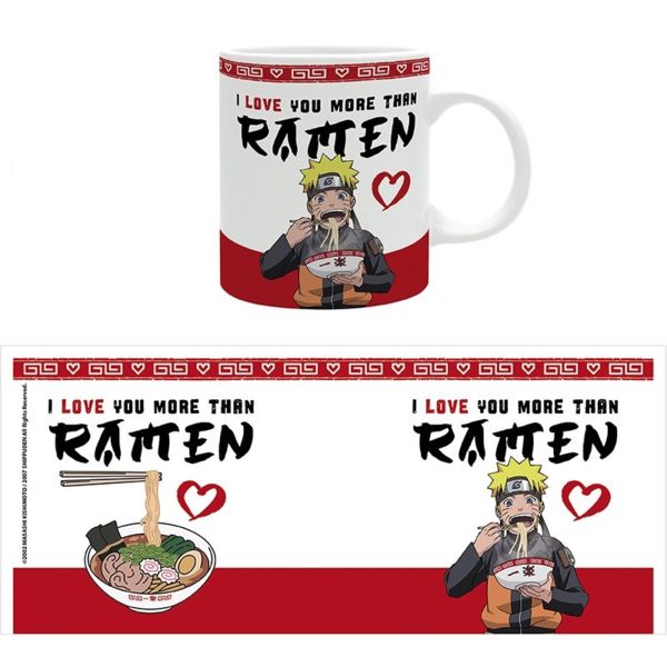 Naruto Uzumaki I Love You More Than Ramen Mug Naruto Shippuden 320 ml