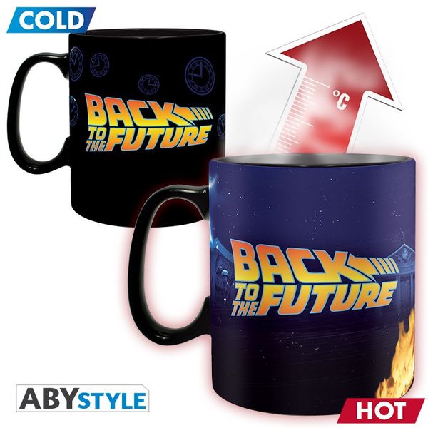 Taza Termica DeLorean Regreso al Futuro 460 ml