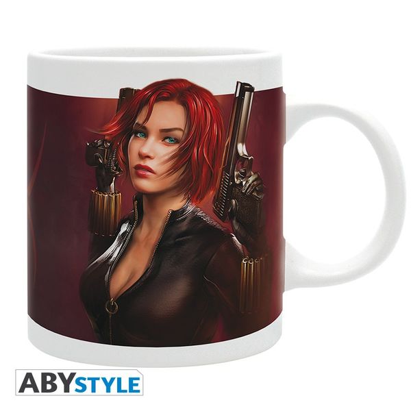 Taza Viuda Negra Marvel Comics 320 ml