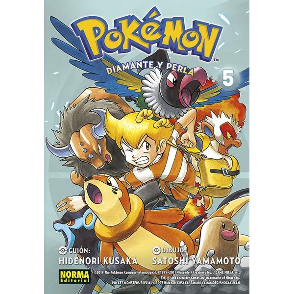 Pokemon - Diamante y Perla #05 Manga Oficial Norma Editorial