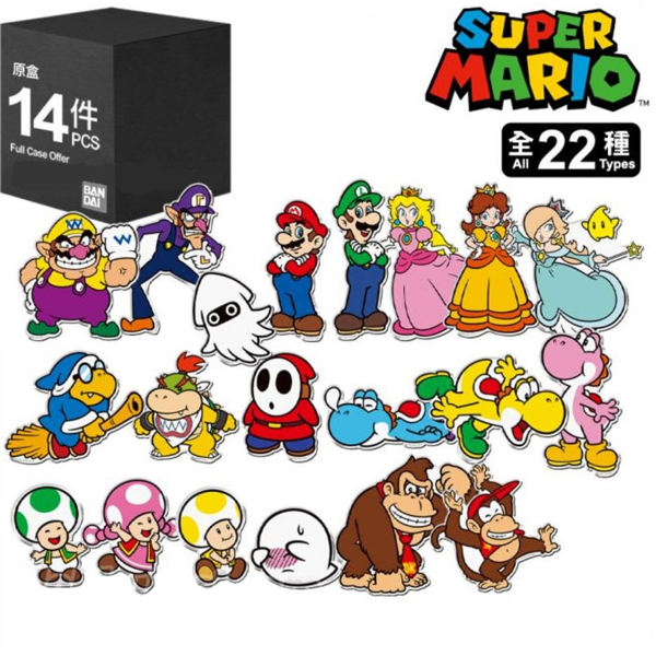 Super Mario Vol 2 Bubble Gum & Acrylic Collectable Magnet Nintendo