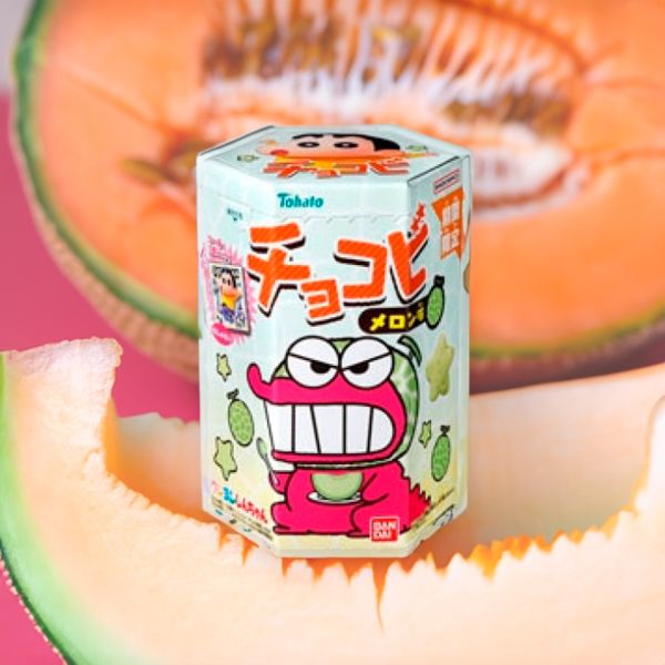 Chocobi Shin Chan Melon Flavor Cookies 18g