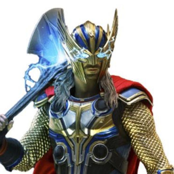 Figura Thor Deluxe Version Thor Love and Thunder Marvel Comics Masterpiece Hot Toys