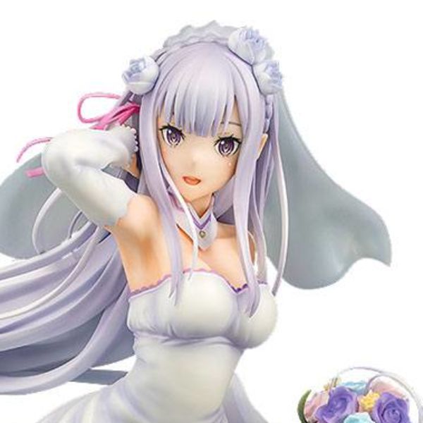 Figura Emilia Wedding Version Re Zero Starting Life in Another World Phat