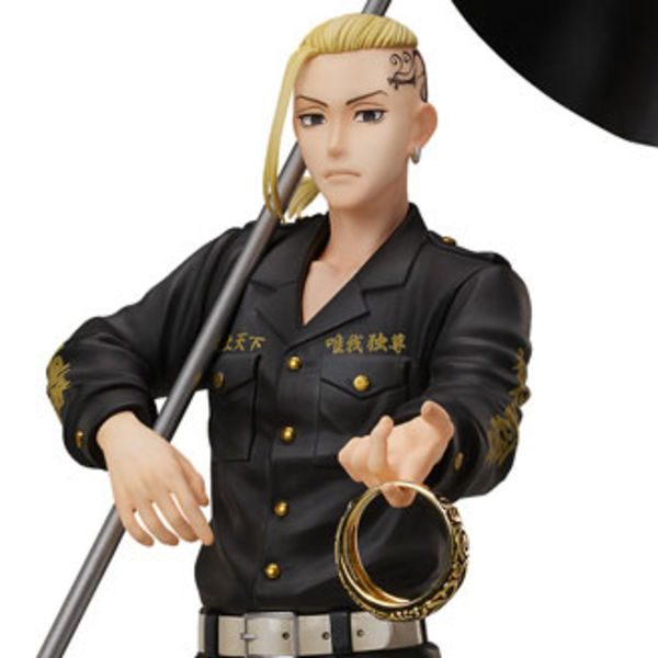 Figura Ken Ryuguji Draken y Anillo Talla 17 Tokyo Revengers