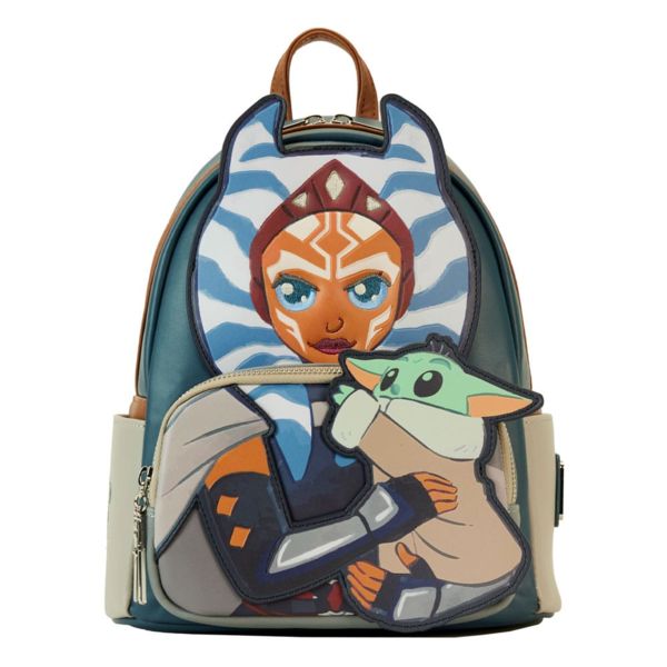 Mochila Ahsoka Holding Grogu Star Wars Loungefly