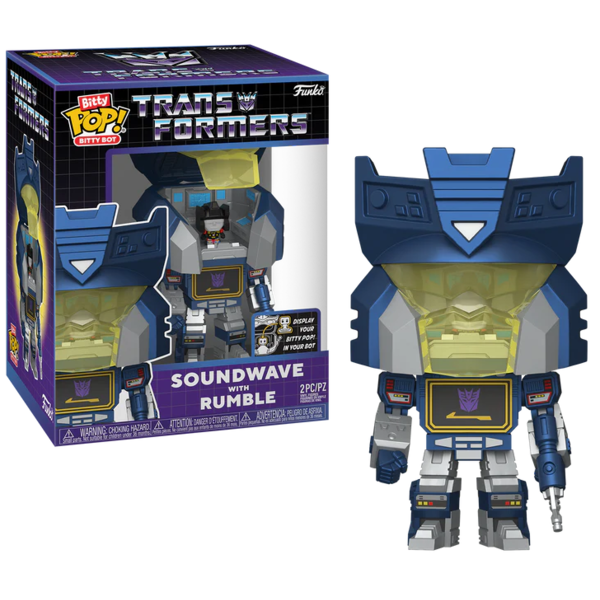 Rumble & Soundwave The Transformers Funko Bitty POP! Bots