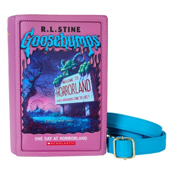 One Day at Horrorland Book Cover Crossbody Bag Goosebumps Loungefly