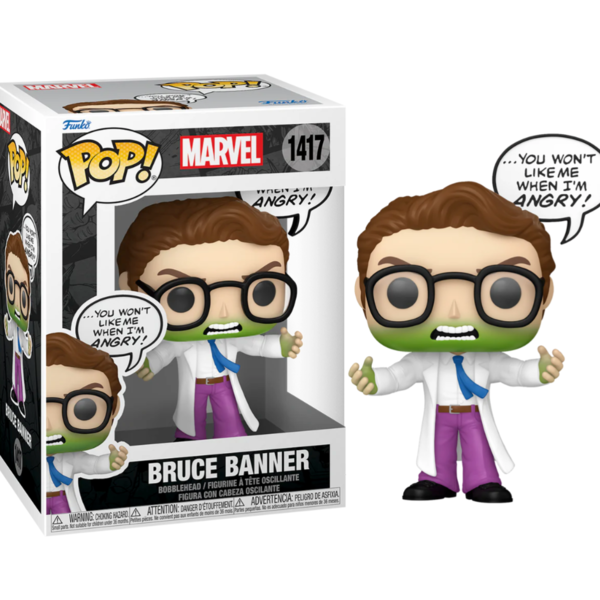 Dr. Bruce Banner Hulk Marvel Comics Funko POP! 1417