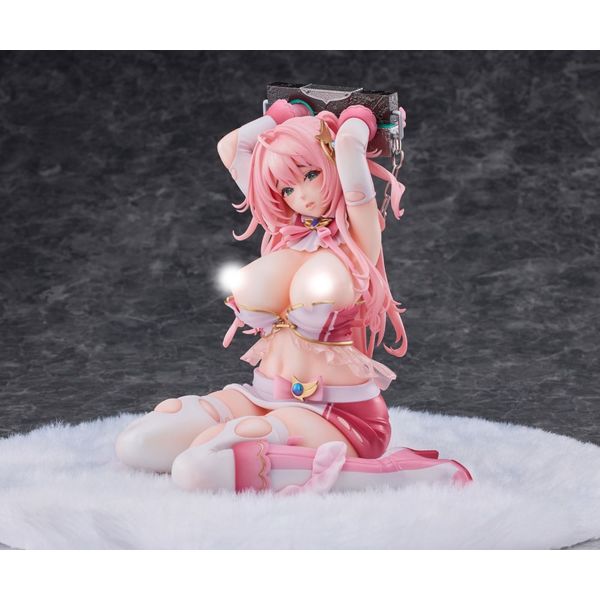 With the Snap of My Fingers, Forced Ovulation Hypnosis Estatua 1/5 Marble, the Heroine of Justice DX Ver. 19 cm 
