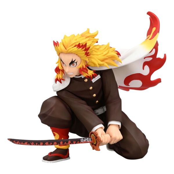 Demon Slayer: Kimetsu no Yaiba Estatua PVC Noodle Stopper Rengoku Kyojuro Battle Ver. 10 cm