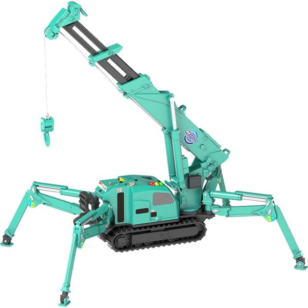Maeda Seisakusho Moderoid Plastic Model Kit 1/20 Spider Crane (Green) Re-Run 25 cm