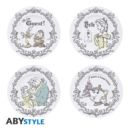 Platos Porcelana Set La Bella y La Bestia Disney