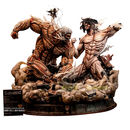 Eren vs Armored Titan Statue Attack on Titan Elite Exclusive