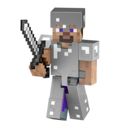 Figura Articulada Steve Diamond Level Minecraft