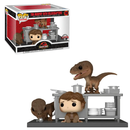 Funko Pop Tim Murphy y Velociraptores Jurassic Park Moment 1199 Edicion Especial  