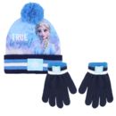 Conjunto Gorro Beanie Guantes Niña Elsa Frozen II Disney