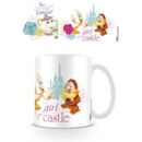 Taza Chip Mrs Pots Lumiere y Din Don La Bella y La Bestia Disney 300 ml