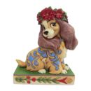 Queen With Flower Headband Personality Pose Figurine Lady and The Tramp Disney Traditions Jim Shore 
