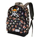 Mochila Calavera y Personajes Chibi One Piece