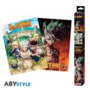 Dr Stone Poster Artwork & Group Set 52 x 38 cms