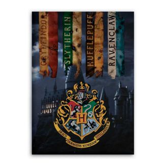 Manta Polar Hogwarts Harry Potter 70 x 140 cms
