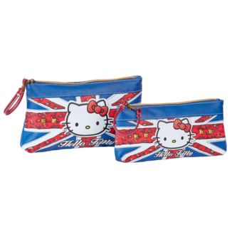 Hello Kitty England Toiletry Bag 2 Pieces Set Hello Kitty