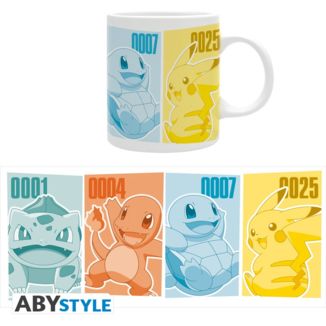 Pikachu & Kanto Starters Mug Pokémon 320 ml