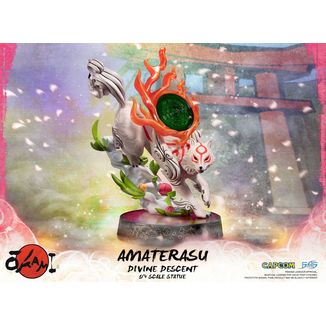 Amaterasu Divine Descent Statue Okami