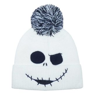 White Skeleton Jack Beanie Hat The Nightmare Before Christmas