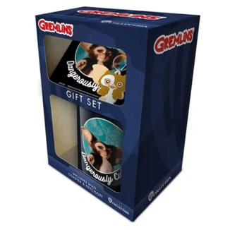 Set Taza, Llavero y Posavasos Gizmo Gremlins