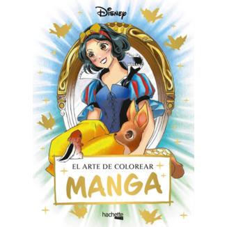El Arte de colorear Manga Disney Spanish Book