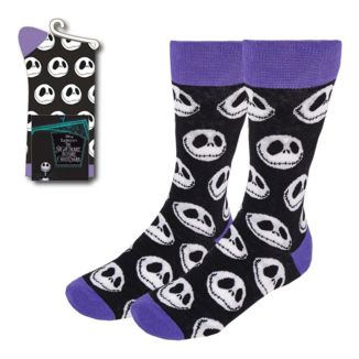 Calcetines Morados Jack Skellington Pesadilla antes de Navidad Disney Talla 38-45