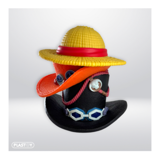 Monkey D. Luffy, Portgas D. Ace & Sabo Hats Coin Bank One Piece Plastoy