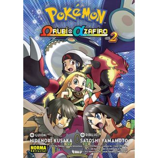 Pokemon Omega Rubi Alfa Zafiro #02 Manga Oficial Norma Editorial