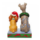 Figura Reina y Golfo Navidad La Dama y el Vagabundo Jim Shore Disney Traditions