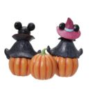 Figura Mickey y Minnie Mouse Halloween Disney Traditions Jim Shore