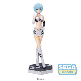 Figura Rei Ayanami Racing Pit Walk Evangelion Luminasta