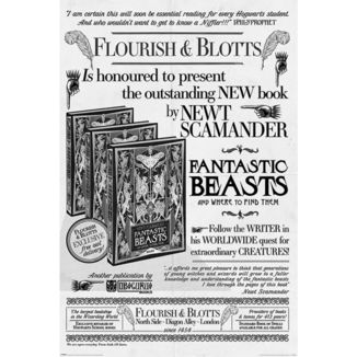 Poster Animales Fantásticos Los Crimenes de Grindelwald 91,5 x 61 cms
