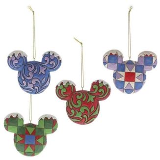 Mickey Mouse Christmas Ball Ornament Mickey Mouse Disney Traditions Jim Shore