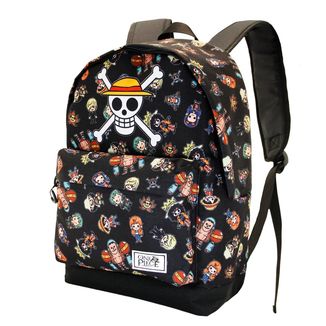 Mochila Calavera y Personajes Chibi One Piece