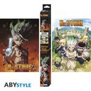 Dr Stone Poster Artwork & Group Set 52 x 38 cms