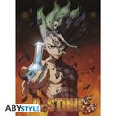 Dr Stone Poster Artwork & Group Set 52 x 38 cms