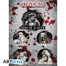 Poster Goblin Slayer Orcbolg y Grupo Set 52 x 38 cms