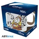 Taza Ding Dong y Lumiere La Bella y la Bestia Disney 320 ml